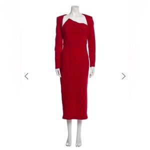 Roland Mouret Wool Midi Length Dress
